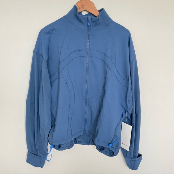 NWT Define Lululemon Relaxed Fit Jacket Luon Pitch Blue Size 8 - Picture 1 of 8